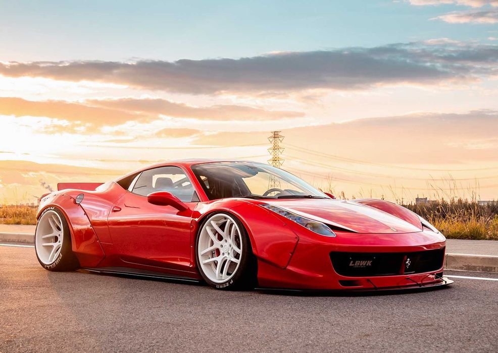 Plakaty A3 - Ferrari, 458 F40 Testarossa LaFerrari