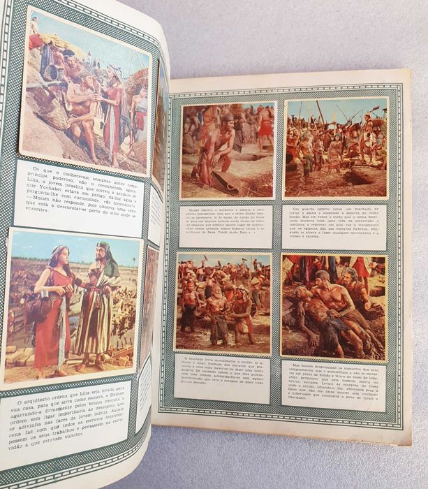 Antiga Caderneta Completa ~ "OS 10 MANDAMENTOS" ~ IBIS 1960 ~ # RARA #