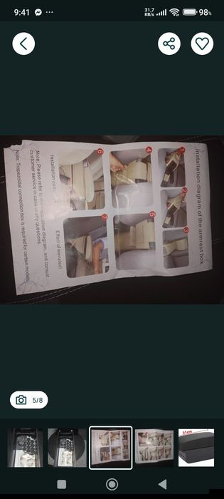 Apoio de braço para viatura pegout