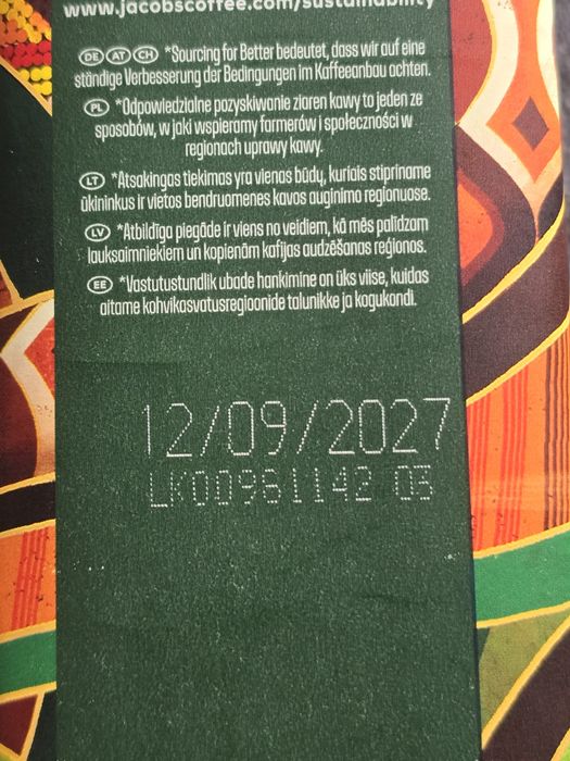 Kawa mielona Jacobs Origins Uganda & Kenya 450g