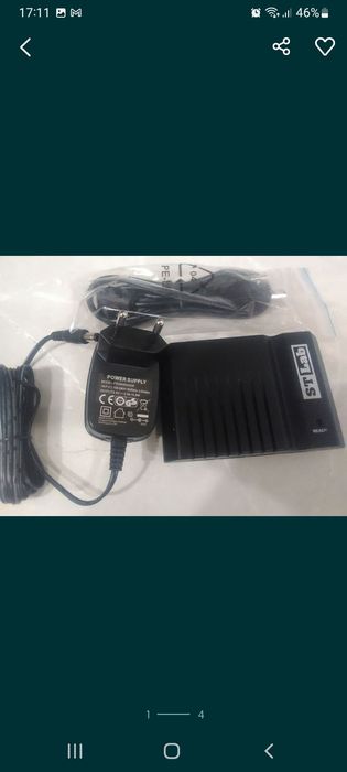 USB hub 4-х портовий Хаб з блоком живлення STLab (U-181 Black)