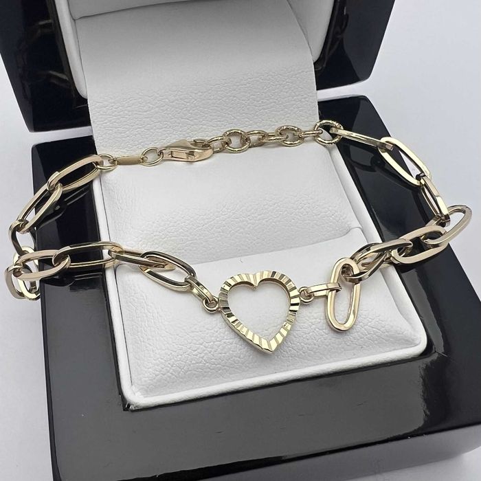 Wyjątkowa złota bransoletka P585 2,74G 18-20cm 0,4cm