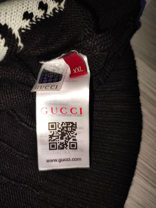 Nowy ciepły sweter męski GUCCI - roz. XXL