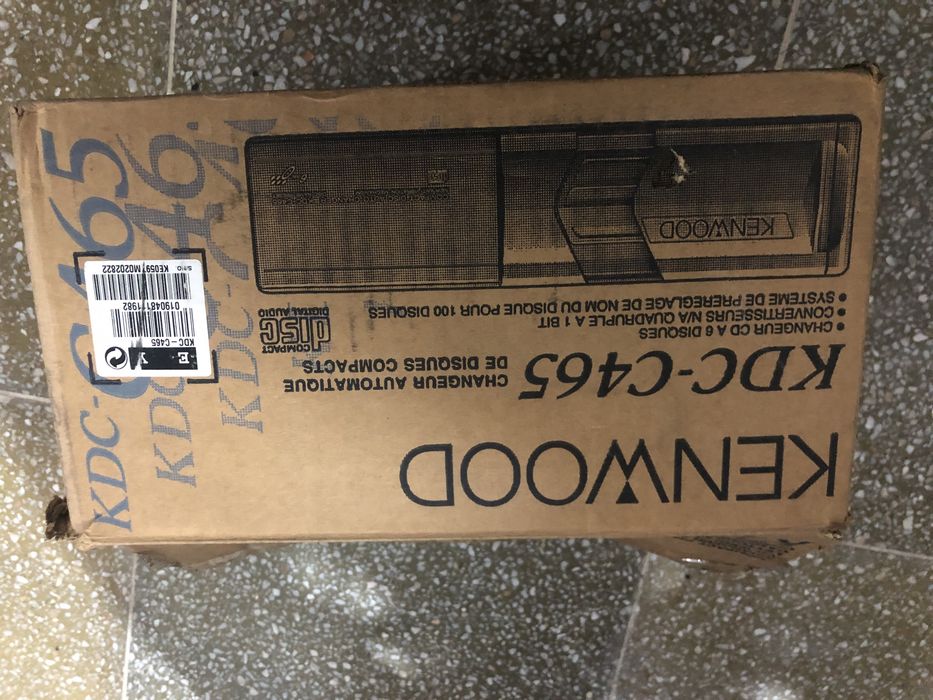 Caixa de cd kenwood