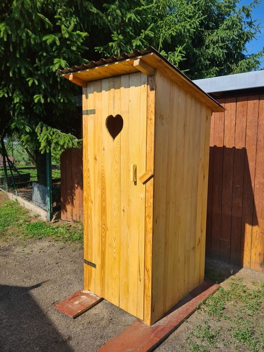 WC, wychodek, toaleta nowa na budowę, działkę