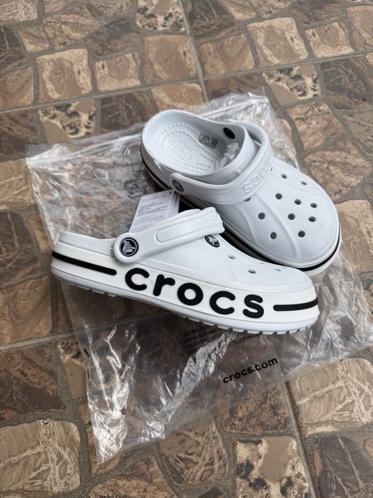 Тапки Crocs білі