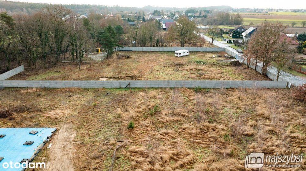 Mosty - duża 3000 m2 ogrodzona działka