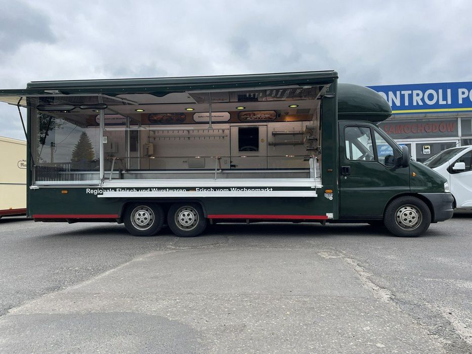 Fiat Ducato  Autosklep wedli Sklep Gastronomiczny Food Truck Foodtruck Klima Borco