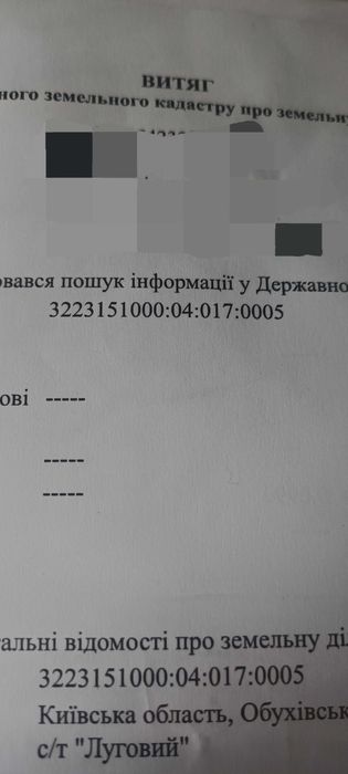 Продаж земельної ділянки. Рудики.  Без комісії  від власниці.