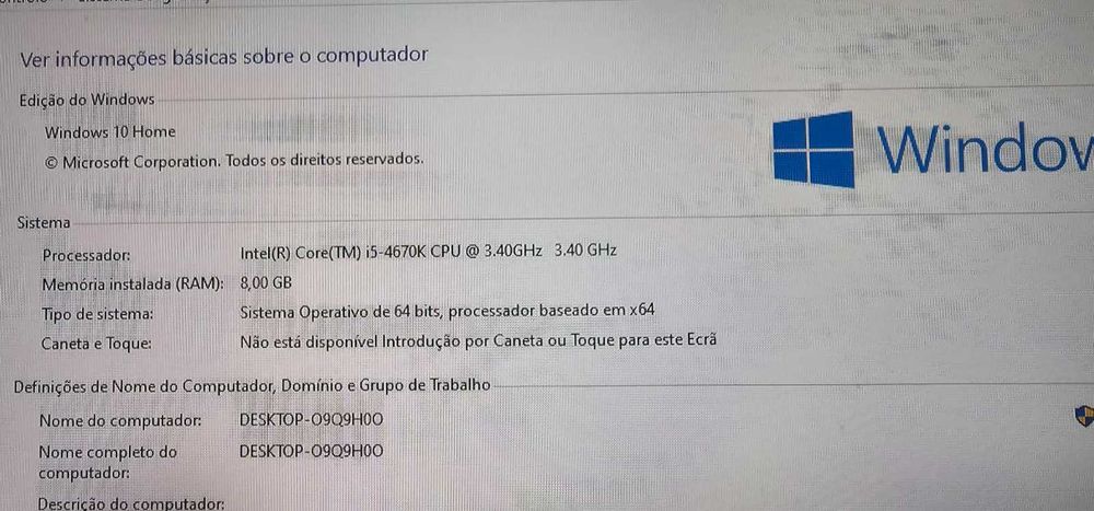 PC Desktop i5-4670K + MSI Z87-G45 Gaming + 8GB RAM + SSD 120GB