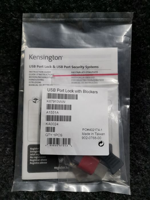 Kensington USB Port Lock bloqueio de porta USB