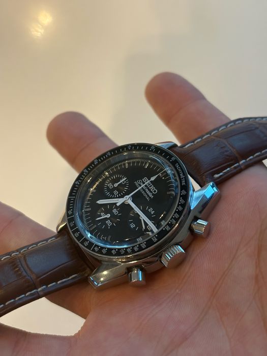 Seiko Speedmaster Mod - Homage Omega Speedmaster