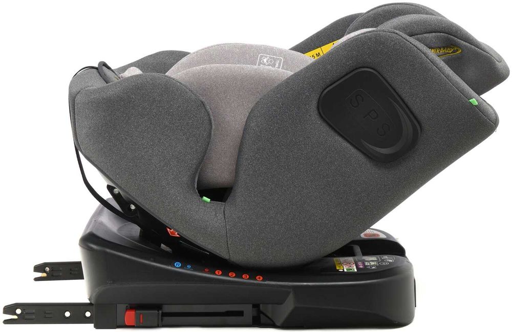 Fotelik Samochodowy COMO 40-150CM Obrotowy 360° ISOFIX z Nogą i-Size