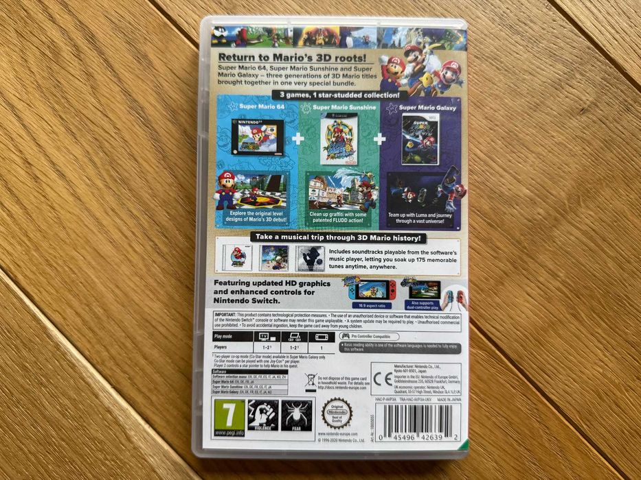 Gra Nintendo Switch Super Mario 3D All-Stars Kartridż