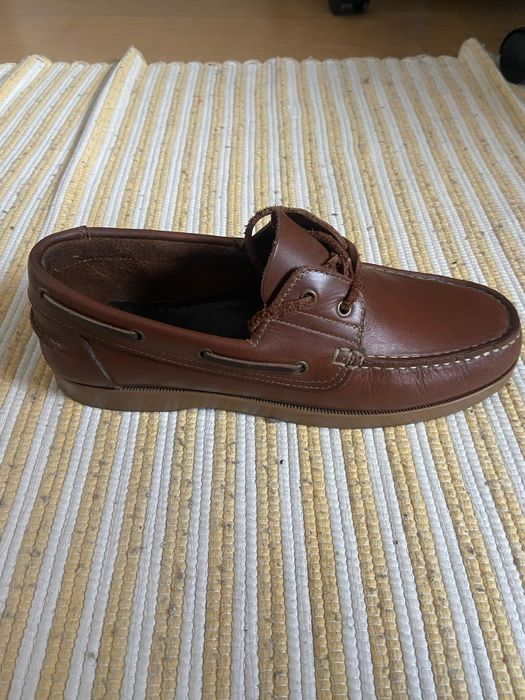 Sapatos de vela, em pele