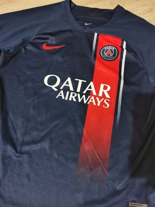 Strój piłkarski koszulka spodenki 158 Paris Saint German 7 Mbappe nike