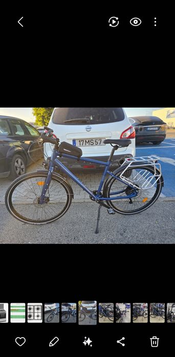 bicicleta viagem RIVERSIDE TOURING 520, Azul, nova 1 mês.