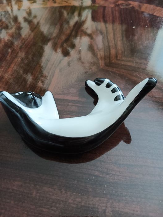 Kot Milusiński figurka porcelanowa AS Ćmielów