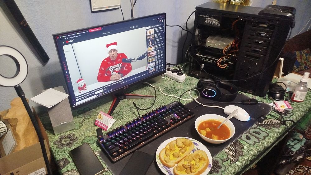 Игровой ПК | 8 ГБ видеокарта | SSD + HDD | Готов к работе