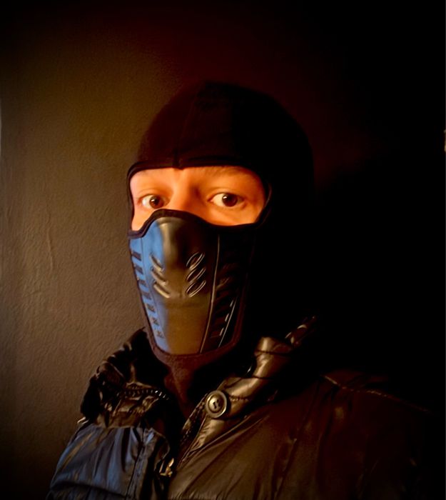 Балаклава флісова тепла з маскою шапка Балаклава для лиж сноуборд мото