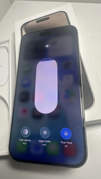 iPhone 15 PRO Natural Titanium 256GB super stan