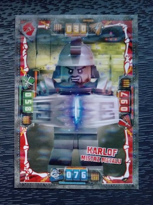 Lego Ninjago karta seria 4