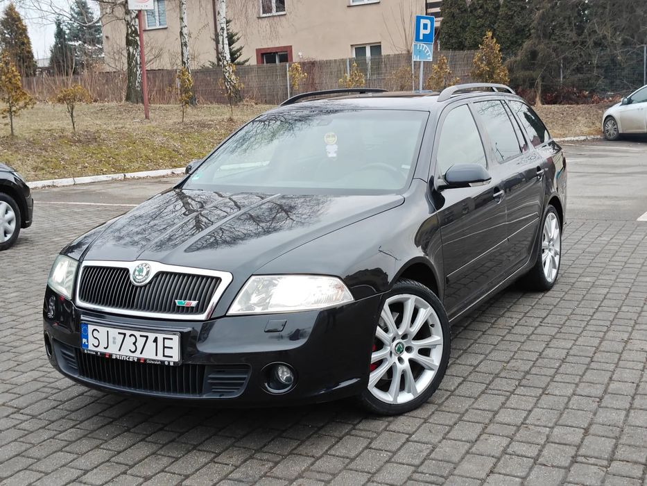 Skoda Octavia vRS * 2.0 TDi 170KM * Czarna * Xenon * Aluski * Nawigacja * Kombi *