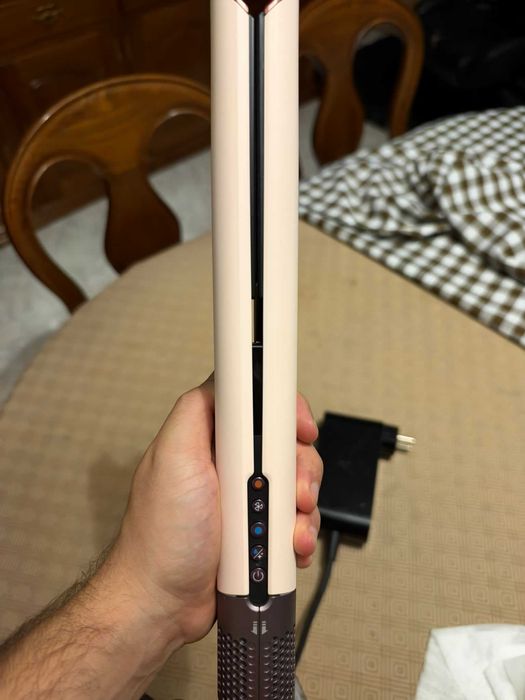 Alisador secador de cabelo Dyson Airstrait (ceramic pink/rose gold)