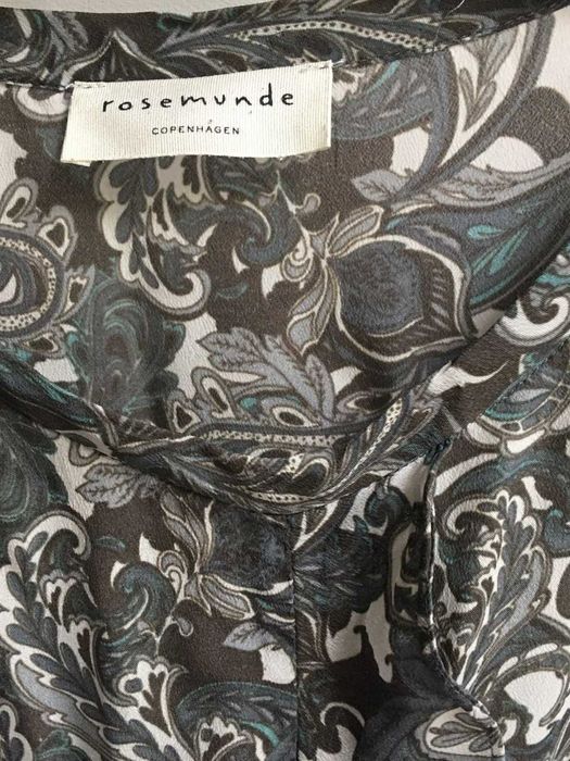ROSEMUNDE bluzka jedwab wiskoza paisley 38/40 M/L