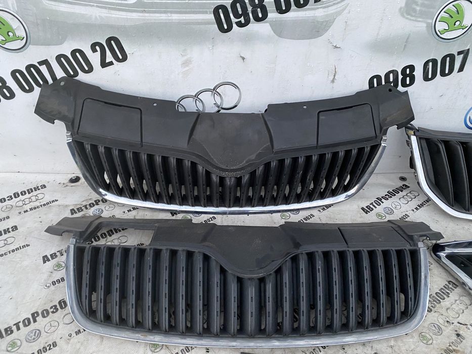 Решітка радіатора решотка гриль Skoda Fabia 2 Шкода фабія 2
