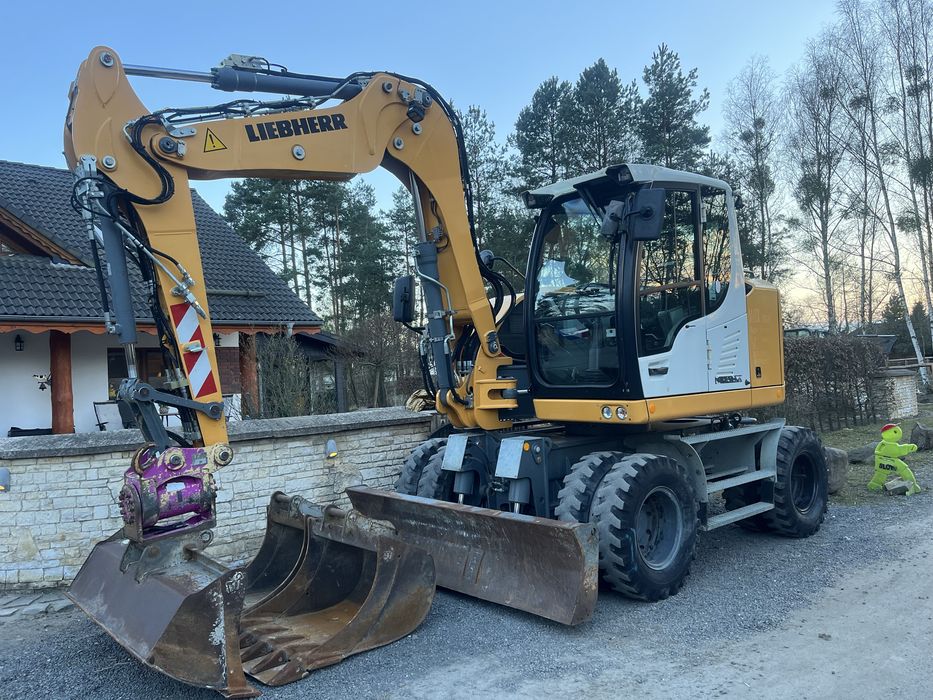 liebherr 910 koparka kołowa z austrii 3x łyżki