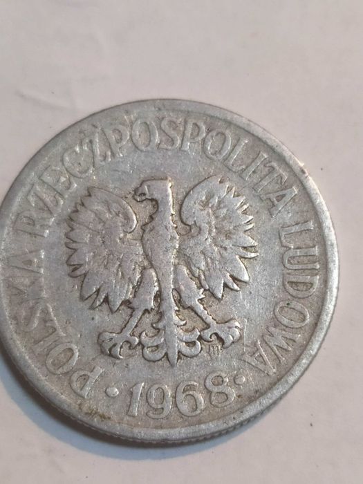 Moneta 1 zł i 0,50 gr z 1968 - rzadkość