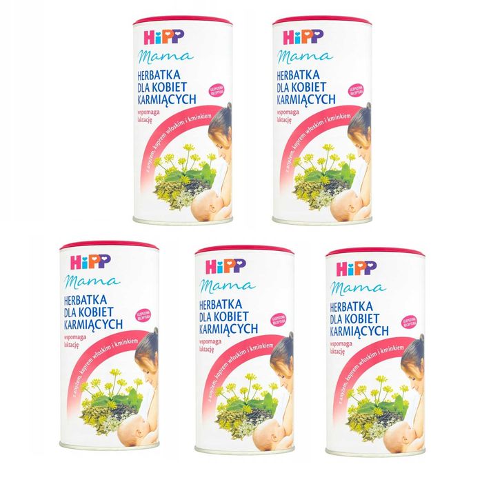 HIPP MAMA Herbatka dla kobiet NA LAKTACJĘ granulowana 200g x 5 szt.