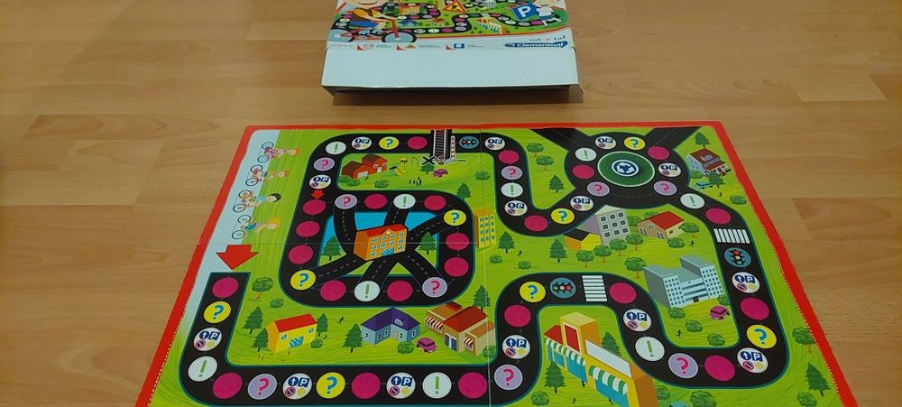 Edukacja drogowa  gra planszowa Clementoni