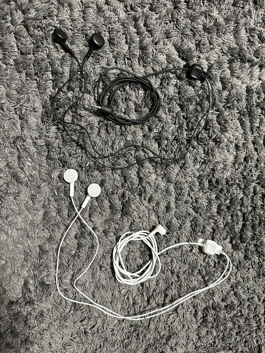 Навушники Nokia 2.5 мм білі та чорні нокіа нокія jack джек