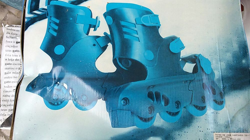Patins em linha novos