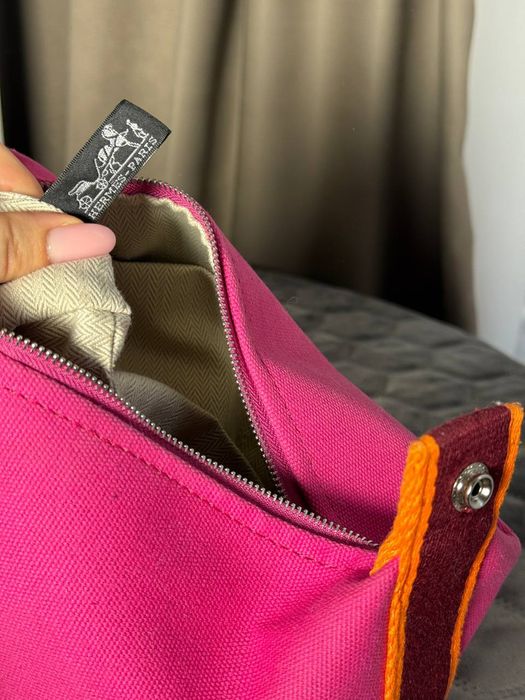 Косметичка Hermes розовая