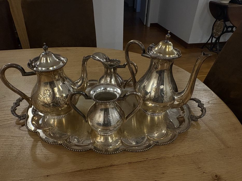 Conjunto chá / café em casquinha