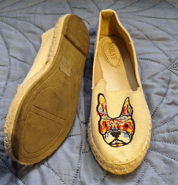 Espadryle damskie buldog