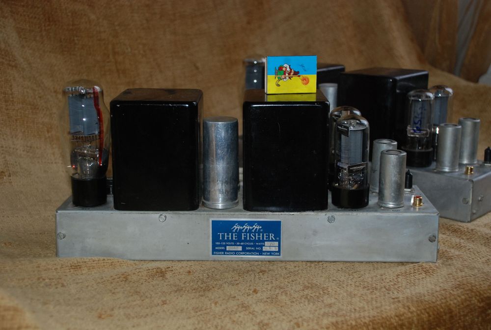 Ламповый усилитель  Fisher 70 AZ , моноблоки,  США
