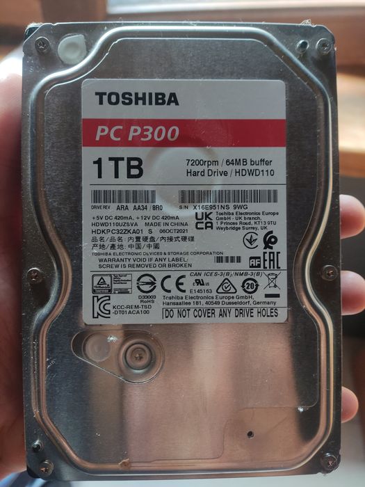 Toshiba P300 dysk twardy HDD