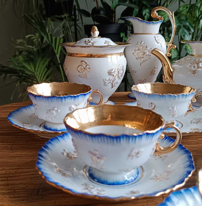 Porcelanowy serwis do herbaty – Królewska Miśnia