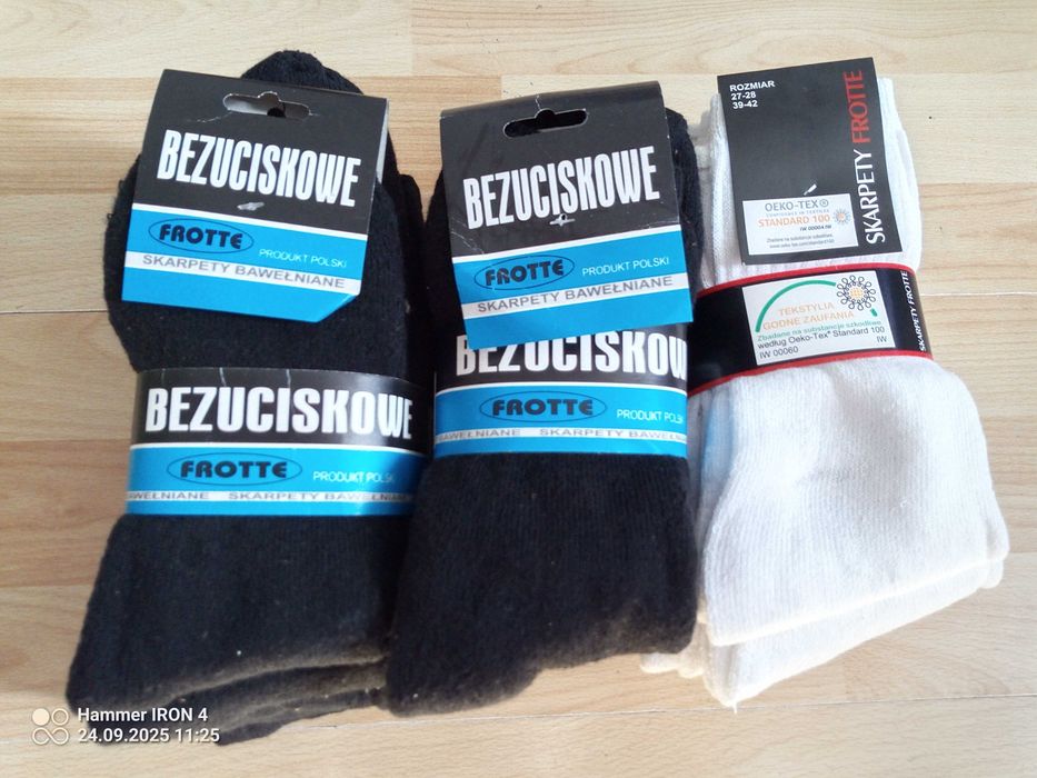 Skarpety frotte grube 10par za 24zl