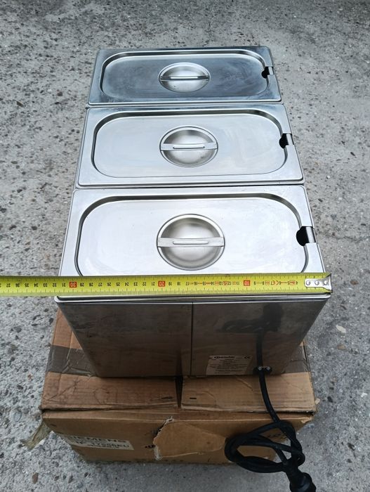 Expositor de comida quente