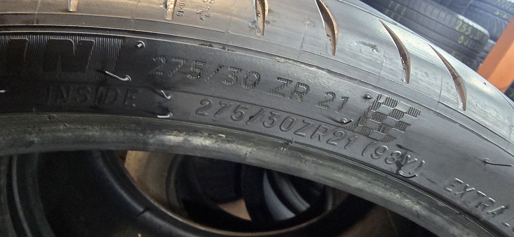 275/30/21 Michelin 4S super para demo 7mm mm 20r. Jak nowe