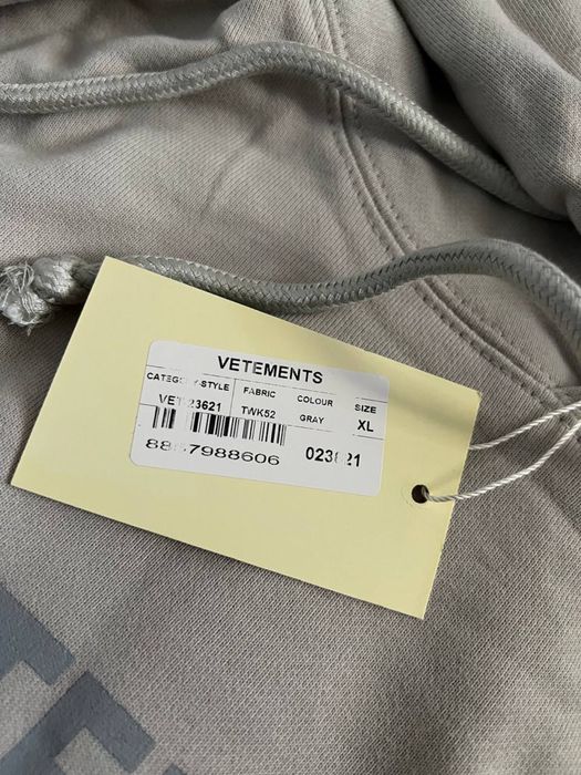 ХУДИ VETEMENTS Limited Edition White
