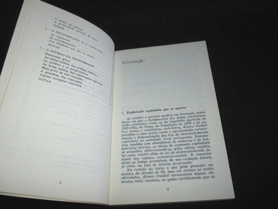 Livros Contribuição para o Estudo da Questão Agrária Álvaro Cunhal