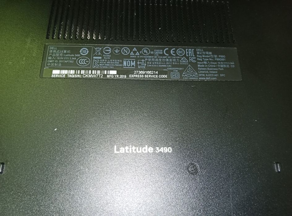 Dell Latitude 3490