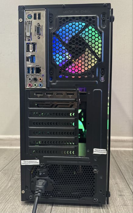 Ігровой ПК. GTX1650SUPER, EVO500Gb, 16Gb DDR4, HDD500Gb, налаштований.