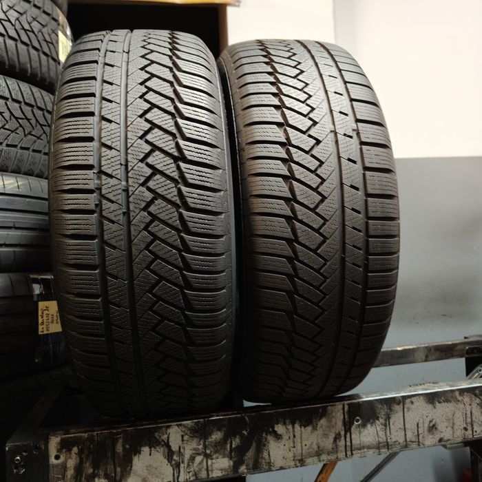 235/55/18 Sprzedam parę opon zimowych Continental